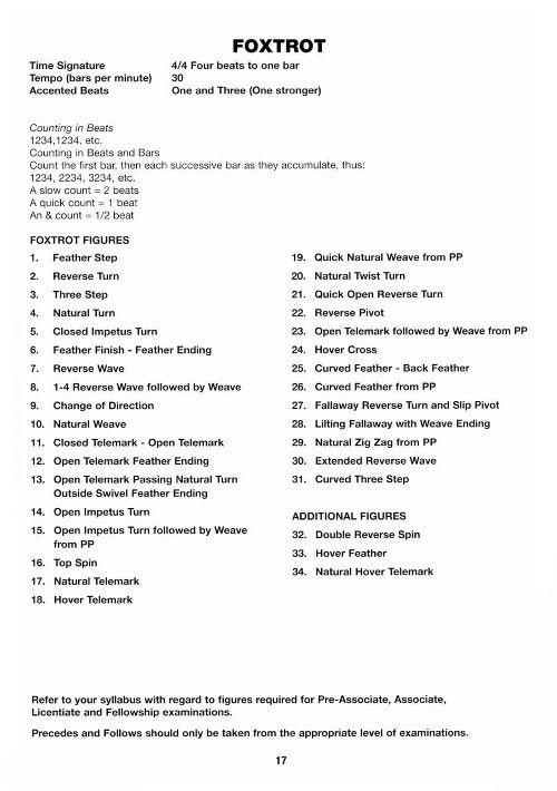 Technique Of Ballroom Dancing - The Foxtrot (6th Edition)