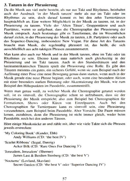 Tanzen ist Musik (4. Auflage)