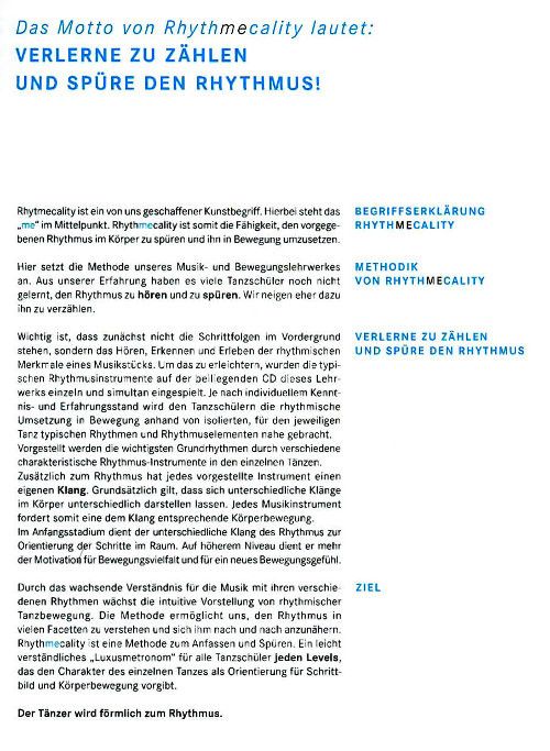 RhythMEcality Samba (deutsch) (1. Auflage)